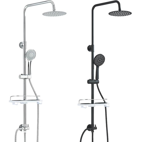 Bathroom round shower mixer - bathroom,
