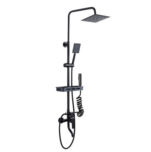 Way diverter black bathroom - 4-way,