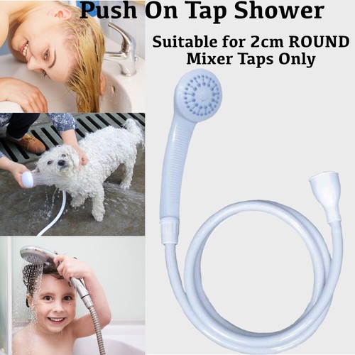Push shower hose and - push,