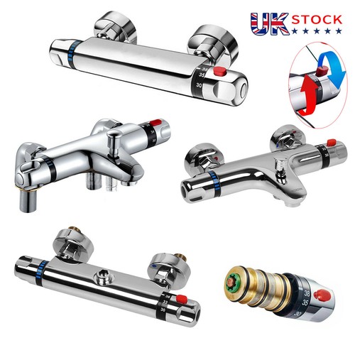 Exposed thermostatic shower - thermostatic,