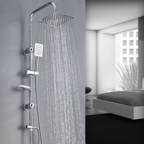 Bathroom shower kit twin head - kit,
