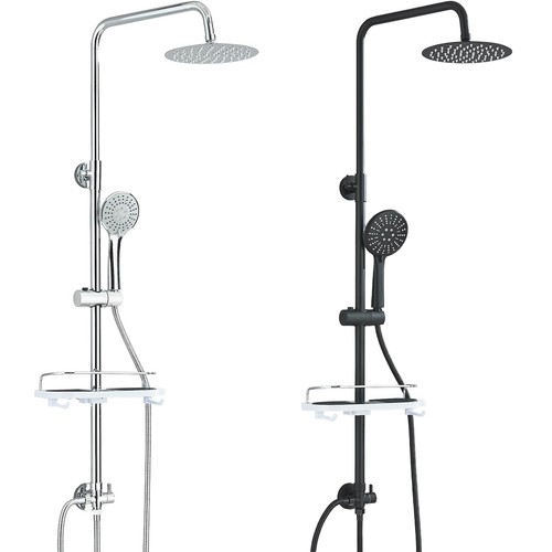 Bathroom round shower - bathroom,