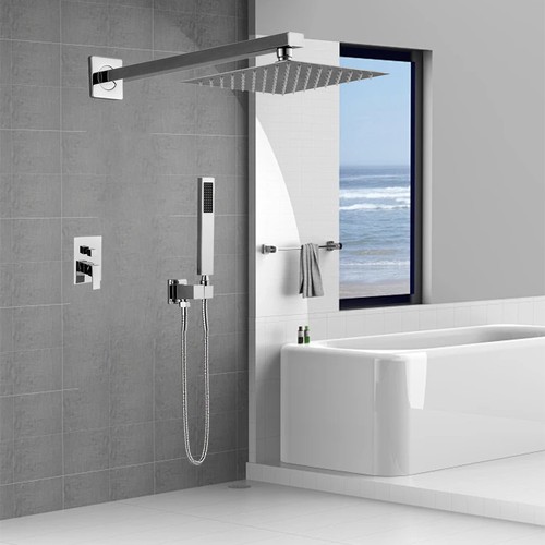 Concealed shower mixer tap - concealed,