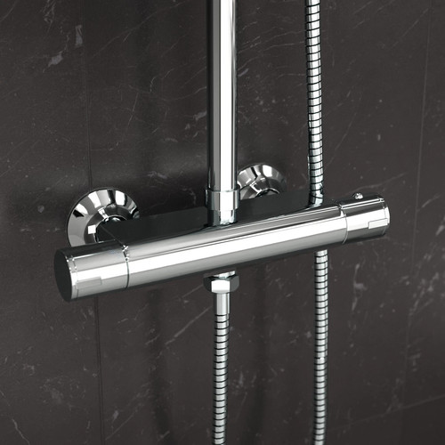Round thermostatic shower - round,
