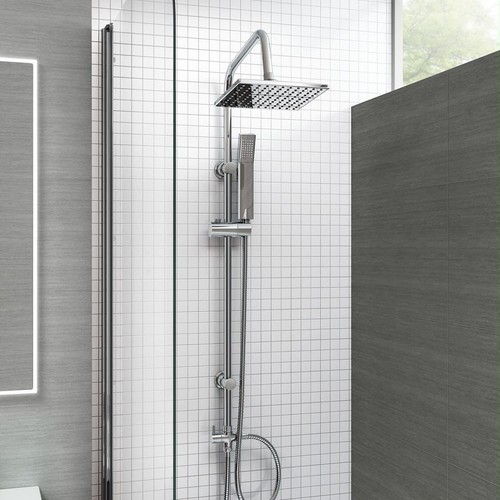Square shower diverter - shower,